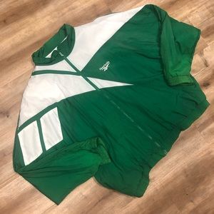 REEBOK BIG LOGO VINTAGE 90s GREEN TRACK JACKET XL